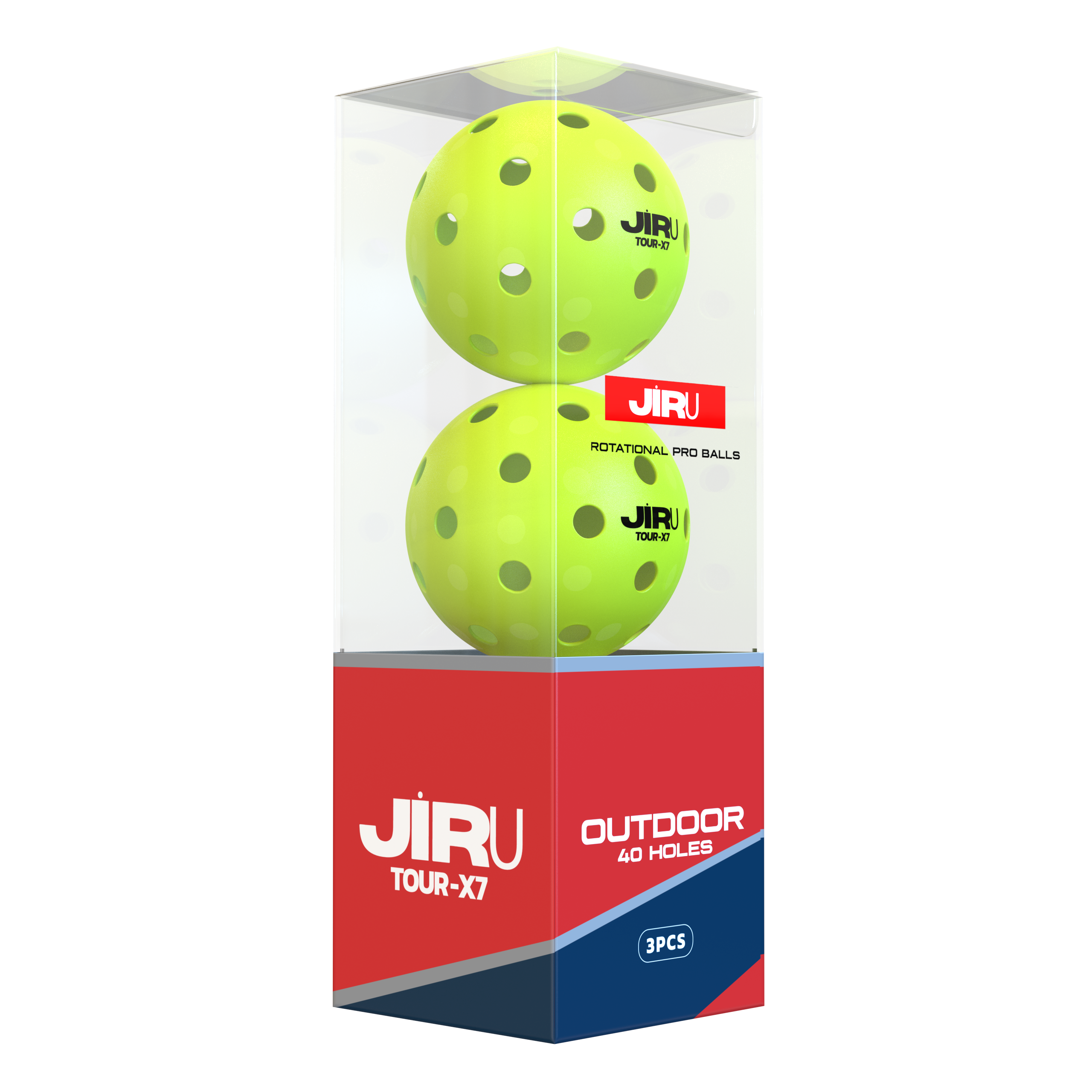  מארז 3 כדור פיקלבול חוץ | TOUR-X7 Rotational Pro